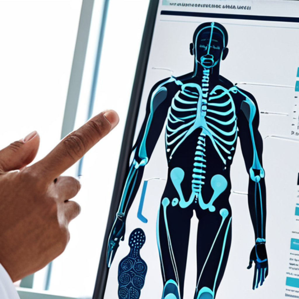 Personalized Rehabilitation Plan**
"A vibrant illustration depicting a patient working with a physical therapist. Overlayed are DNA strands and data visualizations representing genomic information being used to tailor the rehabilitation plan. The setting is a modern rehabilitation clinic with advanced equipment. Focus on showing a collaborative and hopeful environment.
safe for work, appropriate content, fully clothed, professional, perfect anatomy, correct proportions, natural pose, well-formed hands, proper finger count, natural body proportions."
**