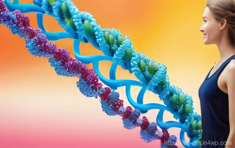 유전자 맞춤형 다이어트 프로그램 추천 - **Prompt 1: The Genetic Blueprint of Nutrition**
"A vibrant and artistic illustration representi...
