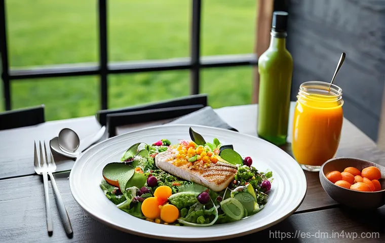 유전자 맞춤형 다이어트 프로그램 추천 - **Prompt 1: The Genetic Blueprint of Nutrition**
    "A vibrant and artistic illustration representi...